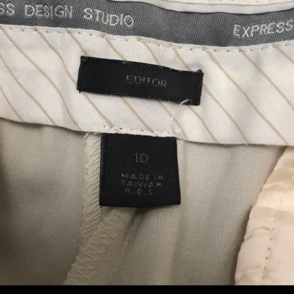 New cream Express editor slacks - Picture 4 of 6